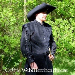 Sombrero del siglo XVII Randell, negro. - Celtic Webmerchant