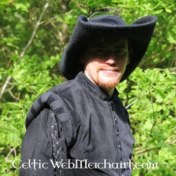 17th århundrade hatt Randell, svart - Celtic Webmerchant