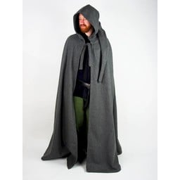 Medieval cloak with hood, green - Celtic Webmerchant