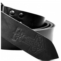 Cintura con il martello di Thor, nero - Celtic Webmerchant