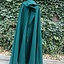 Middeleeuwse mantel met kap, groen - Celtic Webmerchant