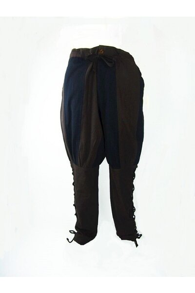 Landsknecht trousers Gustav, brown-black - Celtic Webmerchant