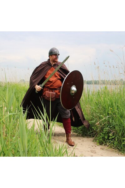 Bawełniany płaszcz, ciemnobrązowy - Celtic Webmerchant