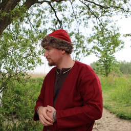 Birka Viking hat, red - Celtic Webmerchant