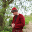 Birka Viking hat, red - Celtic Webmerchant