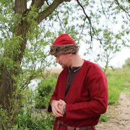 Birka Viking hat, red - Celtic Webmerchant