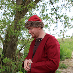 Birka Viking hat, red - Celtic Webmerchant