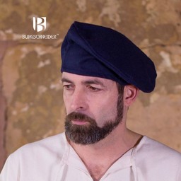 Beret Harald Wolle, blau - Celtic Webmerchant