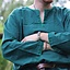 Historical tunic with authentic lining, green - Celtic Webmerchant