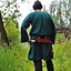 Historical tunic with authentic lining, green - Celtic Webmerchant