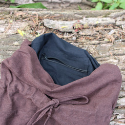 Textile shoulder bag, brown - Celtic Webmerchant