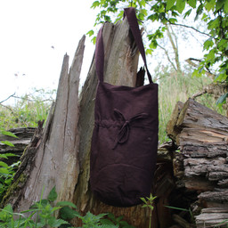 Textile shoulder bag, brown - Celtic Webmerchant