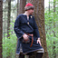 Historical tunic with authentic lining, black - Celtic Webmerchant