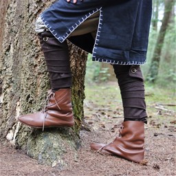 Leg wrappings Hredulf, brown - Celtic Webmerchant