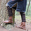 Leg wrappings Hredulf, brown - Celtic Webmerchant