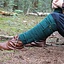 Leg wrappings Hredulf, green - Celtic Webmerchant