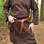 Historical tunic with authentic lining, dark brown - Celtic Webmerchant