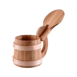 boccale di legno con coperchio - Celtic Webmerchant