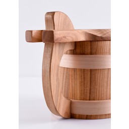 boccale di legno con coperchio - Celtic Webmerchant