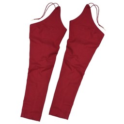Mittelalterliche Chausses mit Schnürsenkeln, rot - Celtic Webmerchant