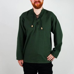 Chemise tissée à la main, crème - Celtic Webmerchant