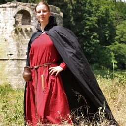 Baumwolle Mantel, schwarz - Celtic Webmerchant