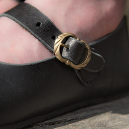 Medieval ladies shoes Astrid, black