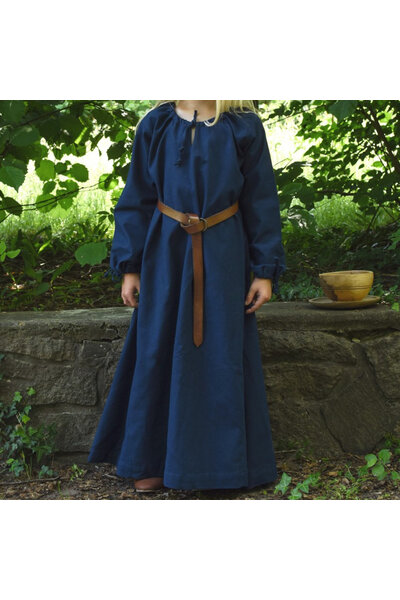 Børn kjole Matilda, blå - Celtic Webmerchant