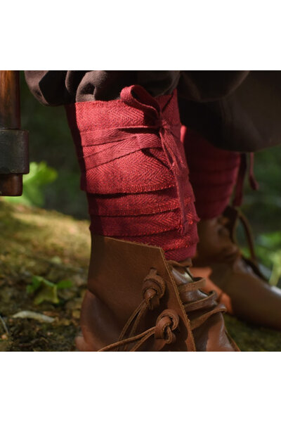 Leg wrappings for kids, red - Celtic Webmerchant