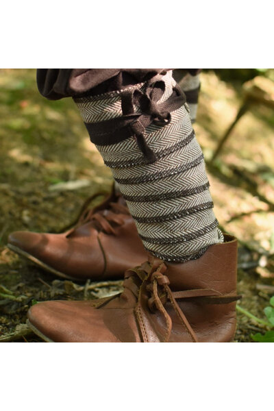 Leg wrappings til børn, brun - Celtic Webmerchant