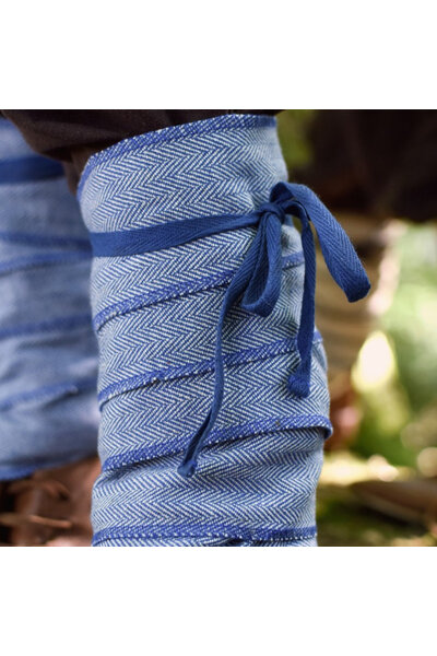 Leg wrappings for kids, blue - Celtic Webmerchant