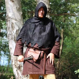 Woollen chaperon, black - Celtic Webmerchant