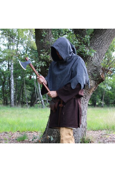 Chaperon de laine, gris - Celtic Webmerchant