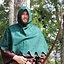 Woollen chaperon, green - Celtic Webmerchant