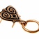 Heart-shaped Viking belt fitting with ring - Celtic Webmerchant