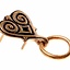 cinghia vichingo a forma di cuore raccordo con anello - Celtic Webmerchant