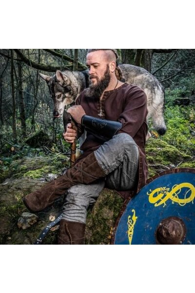 Spodnie wikingów Jorvik, szare - Celtic Webmerchant