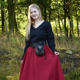Medieval blouse Aubrey, black - Celtic Webmerchant