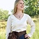 Blusa medieval de Aubrey, natural. - Celtic Webmerchant