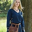 Middeleeuwse blouse Aubrey, blauw - Celtic Webmerchant