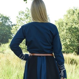 Blusa medieval de Aubrey, azul. - Celtic Webmerchant