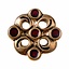 Broche mérovingienne cloisonne - Celtic Webmerchant