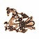 Broche paon Viking - Celtic Webmerchant