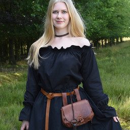 Renaissance blouse Elisabeth, black - Celtic Webmerchant