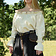 Blusa renacentista Elisabeth, natural - Celtic Webmerchant