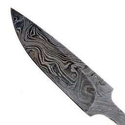 Lame de couteau en acier damas, 19 cm - Celtic Webmerchant