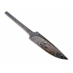 Ostrze noża ze stali damasceńskiej, 13 cm