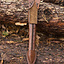 LARP luxurious dagger scabbard, brown