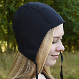 Medieval-Renaissance cap Gouda, black - Celtic Webmerchant