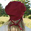 cap plissés Amsterdam, rouge - Celtic Webmerchant